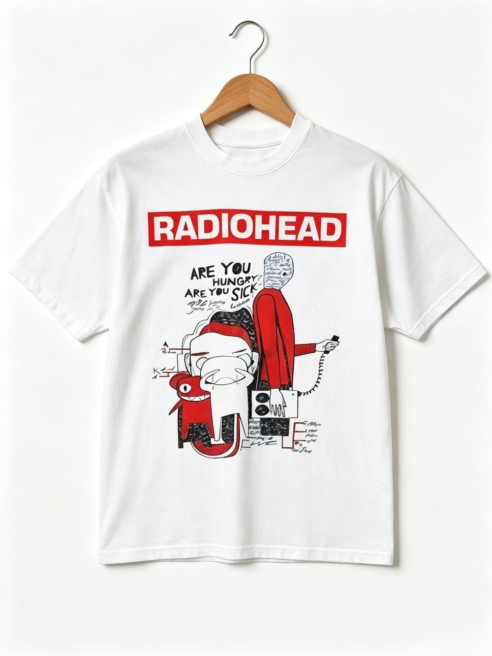 Radiohead Music 90S Shirt,90S Rock Graphic Womens Mens T-shirt Unisex